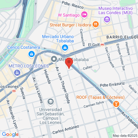 Alliance Santiago - Chile map