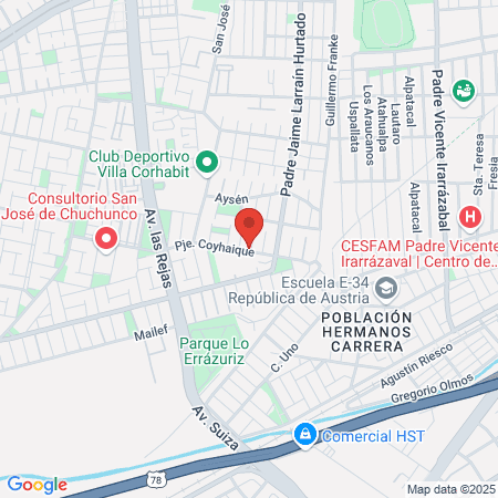 Cardio Training Chile map