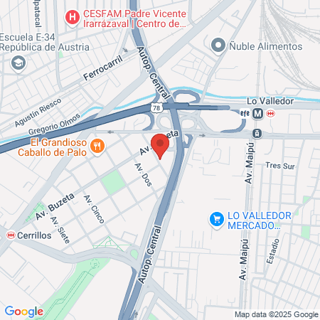 Gimnasio vida activa map