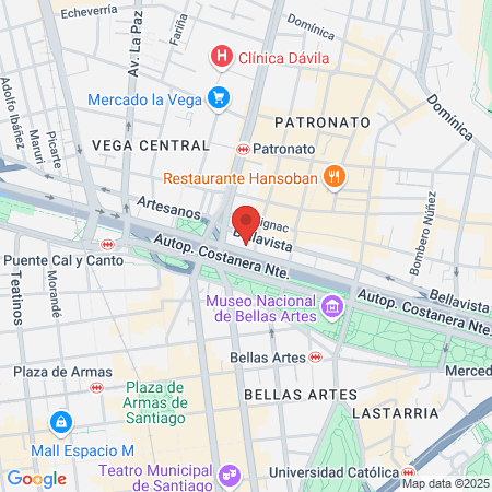 Gimnasio Meds map