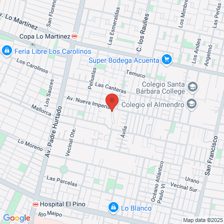 Espacio 24 La Cisterna map