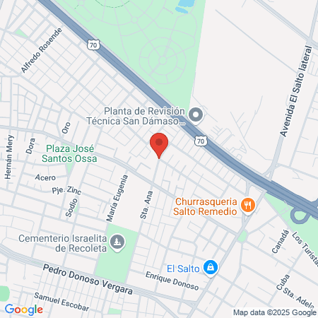 Estadio Santa Ana map