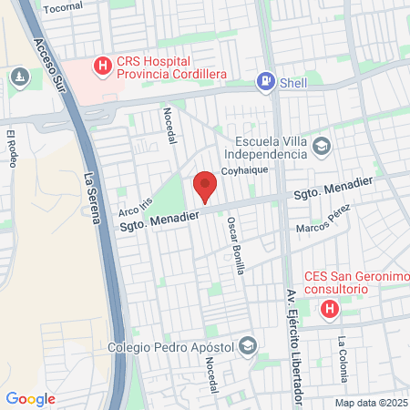 Parque Kenguru Profesional map