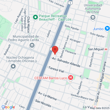 Sociedad De Estudios De Acondicionamiento Fisico Limitada map