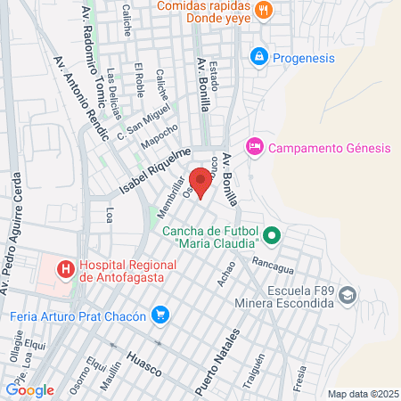 Carmen Gloria Donoso Tello map