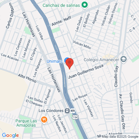 Peluquería Colors map