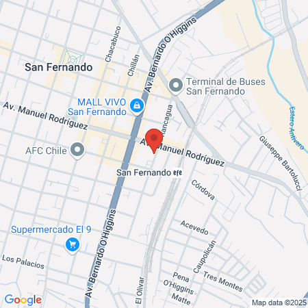 Evelyn Estilista San Fernando map