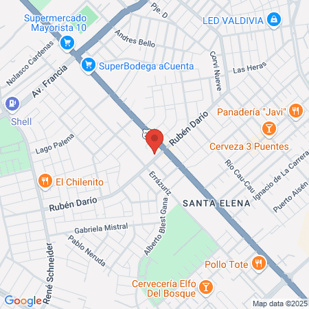 Pelquería Catto's map