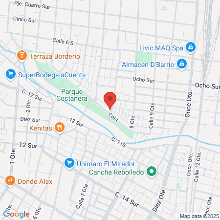 Patricia alisados talca map