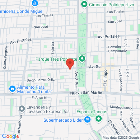 Peluquería Canina Pet'Lusones map