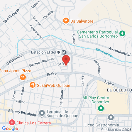 Viviana Del Carmen Lara Smith map