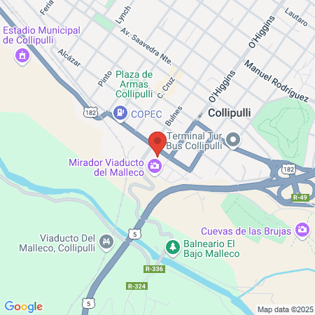 Posta Rural Maica map