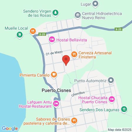 Posta Salud Rural Puerto Aguirre map