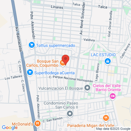 Centro Rukan La Serena Chile map