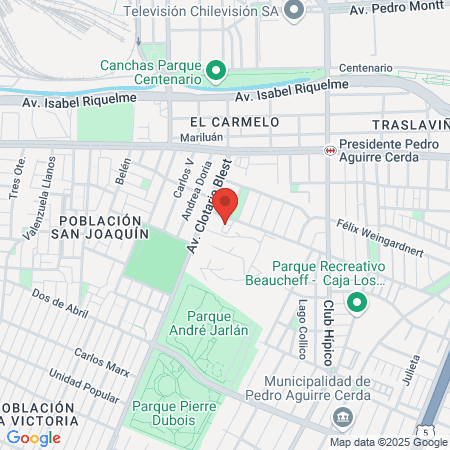 Clínicas Achs Salud map