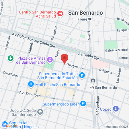 Ex Hospital Félix Bulnes map