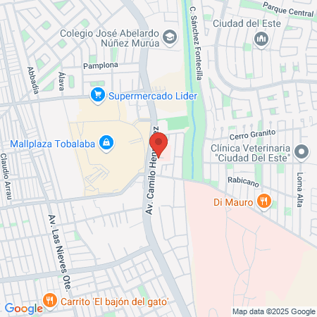 Servicio Nacional de Salud Hospital de Curacavi map