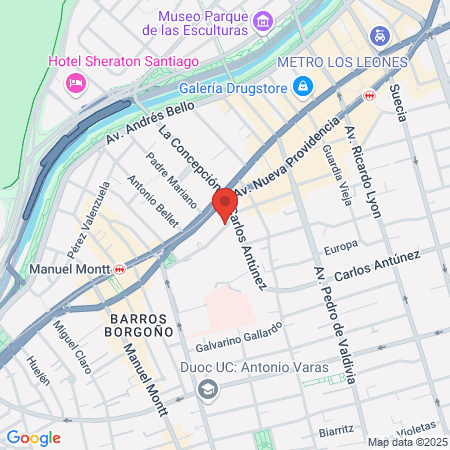 Centro Medico Y Dental Dentalia Limitada map