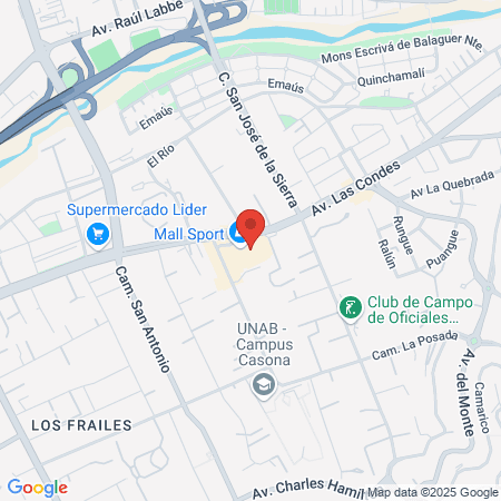 Clinica Alemana La Degesa map