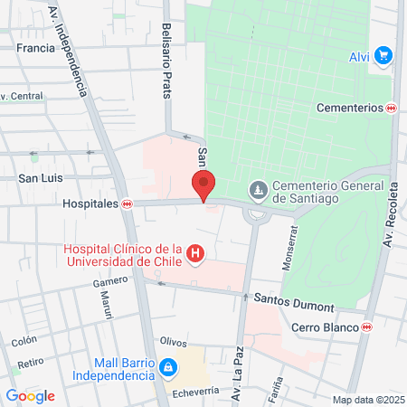 Instituto Psiquiµtrico map