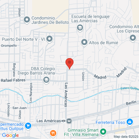 CESFAM Las Américas map