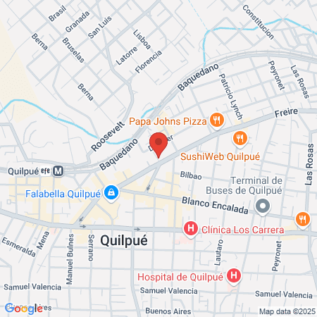 Centro Médico Clínica Los Leones map