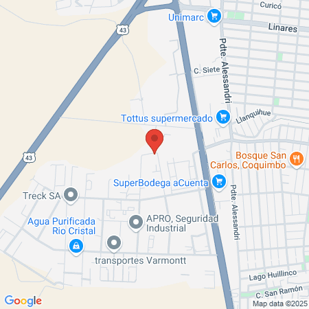 Sirius Bionstrucciones Spa map