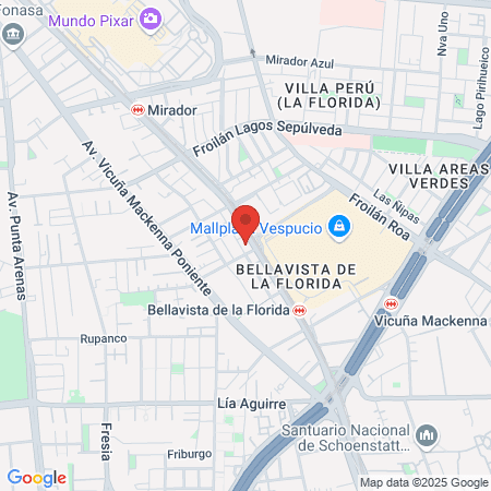 Salud Y Bienestar Kinemed Spa map