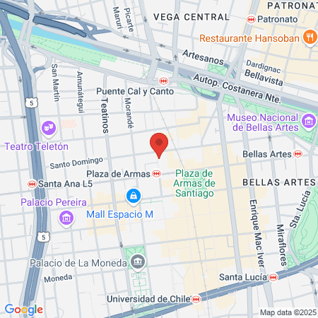 Pinup-Estudio Spa map