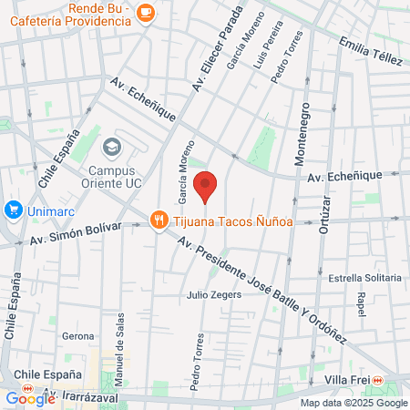 Laureate Desarrollos Educacionales Spa map