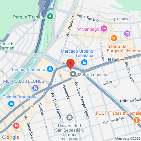 Krones Surlatina S A Agencia En Chile map