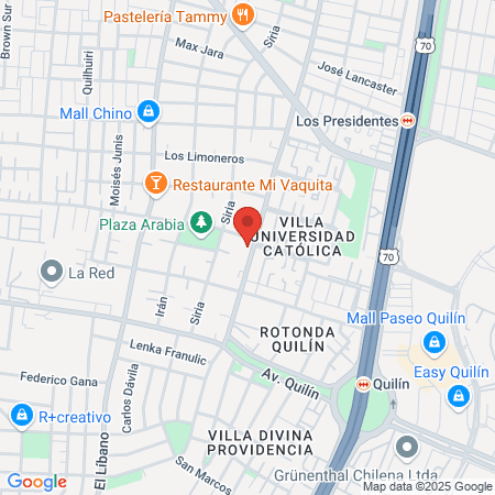 Twist Inmobiliario Spa map