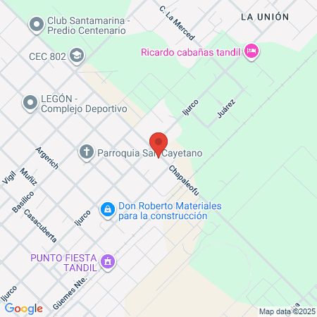 Multiespacio Tandil map