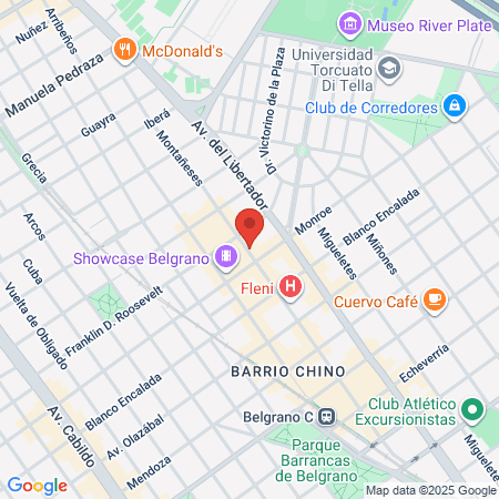 Gimnasio Training map