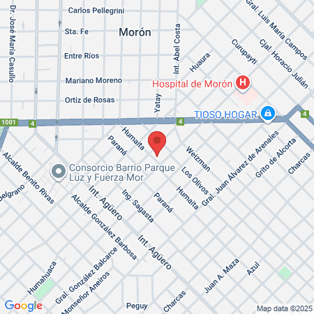 Pilates Gimnasio map