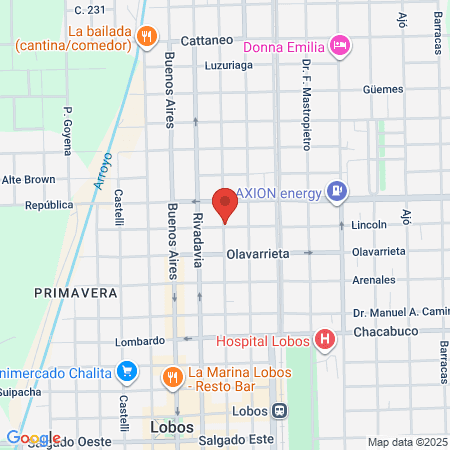 Gimnasio Damian Lias map