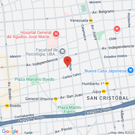 Hospital Modular 6 Hurlingham map