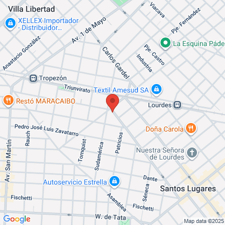 Hospital Italiano Sede San Martín map