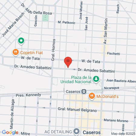 Hospital Modular 7 Tres De Febrero map