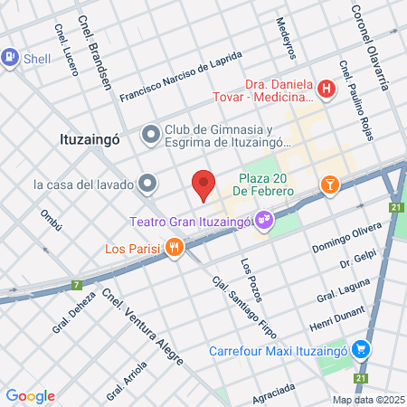 Buenos Aires Relax map