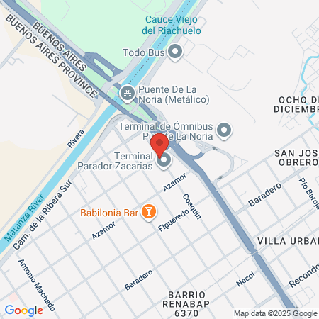 Mecánico Dental Budge map