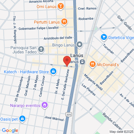 Clínica Dental Lanús map