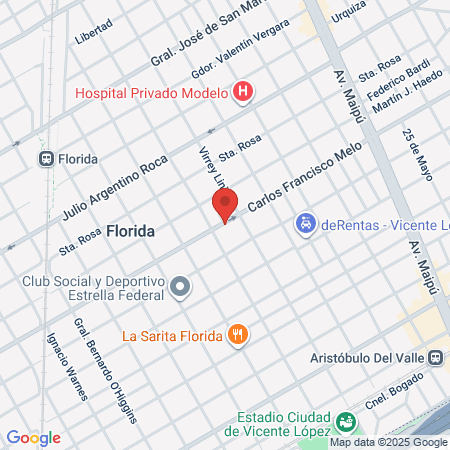 Jacaranda Masajes map