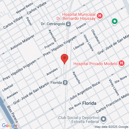 Sp Entrenamientos map