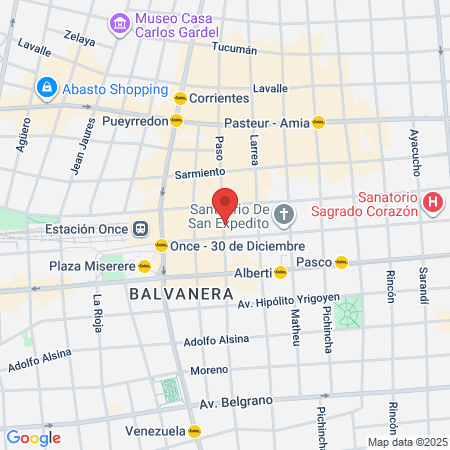 Ortodoncia Social Once map