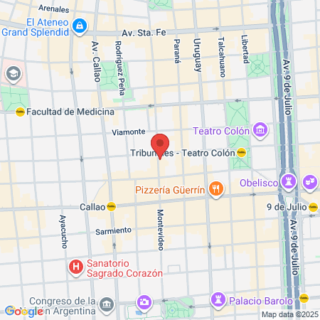 Odontología Pueyrredón map