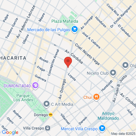 Bacan Barbería And Peluquería Palermo Hollywood map