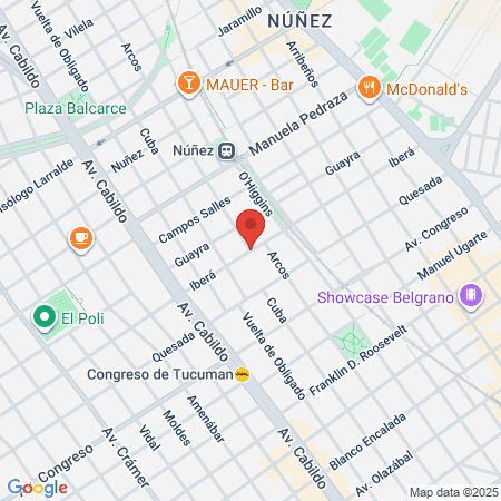 Hacha Brava Barbería En Núñez map