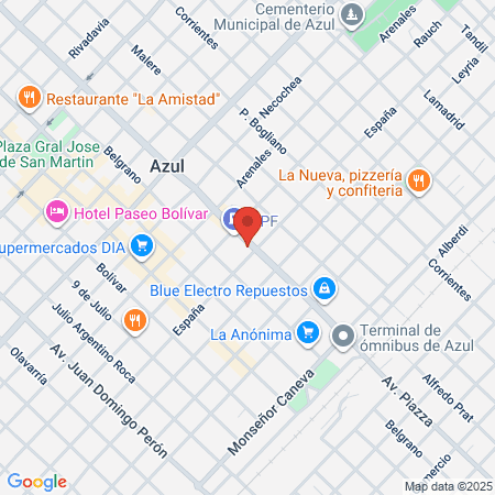 Lanatis Barbershop Olivos map