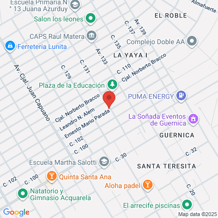 León Blanco Guernica map